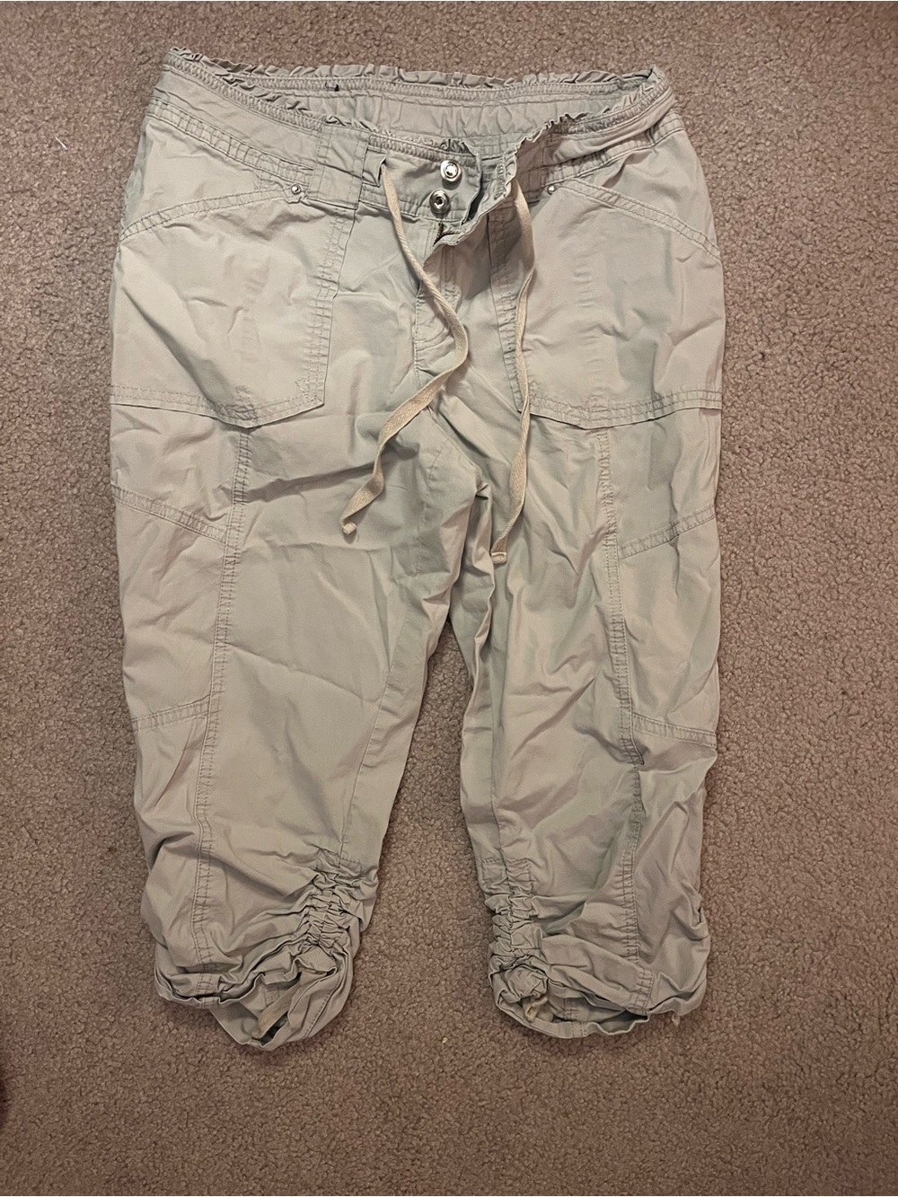 INC International Concepts Men's Light Beige Cargo Capris